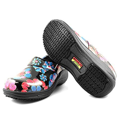 Laforst Women's Rachel Nonslip Nurse Waitress Clog + Free Socks