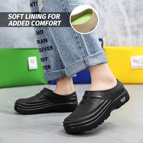 Men's Armadillo Chef Shoes - Slip Resistant, Lightweight & Waterproof