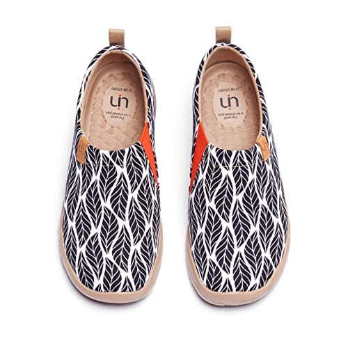 UIN Women's Floral Casual Slip-On Shoes Lightweight & Comfortable