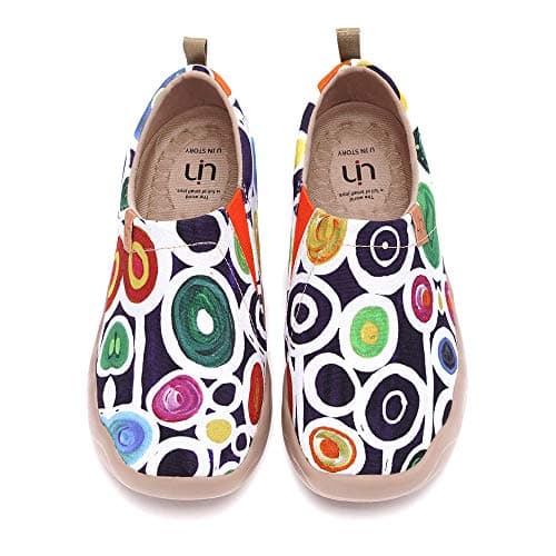 UIN Women's Floral Casual Slip-On Shoes Lightweight & Comfortable