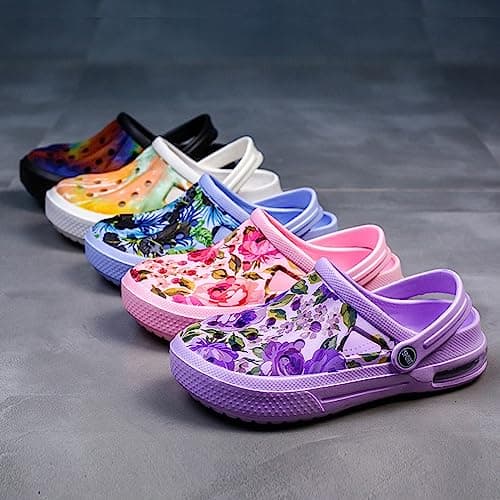 Eliogn Women's Garden Clogs Shoes Anti-Slip Beach Sandals