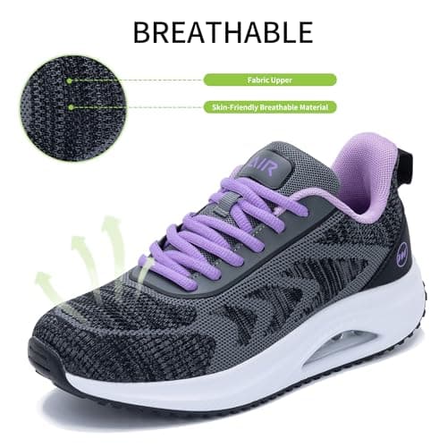 Women's Arch Support Walking Shoes for Plantar Fasciitis Pain Relief US 5.5-11