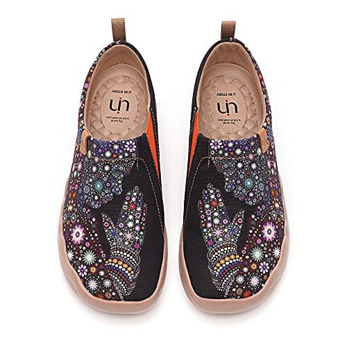 UIN Women's Art Travel Slip-On Flats Lightweight & Breathable
