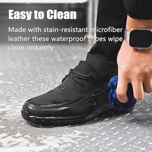 Waterproof Slip Resistant Kitchen Shoes for Men Women