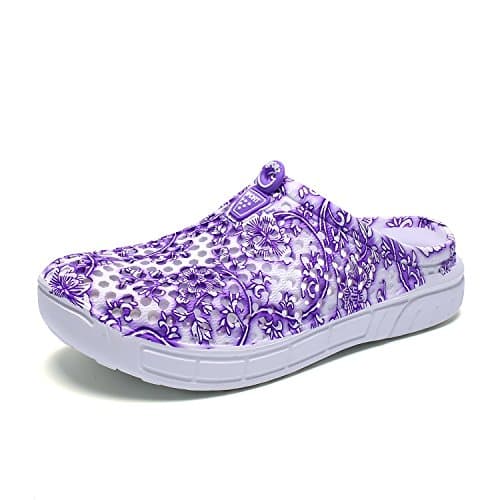 Eliogn Women's Garden Clogs Shoes Anti-Slip Beach Sandals