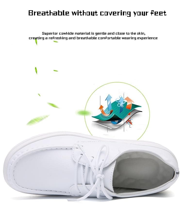 Purubylley Women's Breathable Slip-Resistant Nursing Shoes