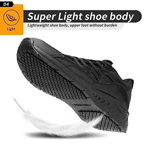 Women's Non-Slip Work Shoes, Slip Resistant & Waterproof Chef Shoes