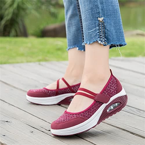 Touchmosees Women's Diabetic-Friendly Air Cushion Walker Sneaker