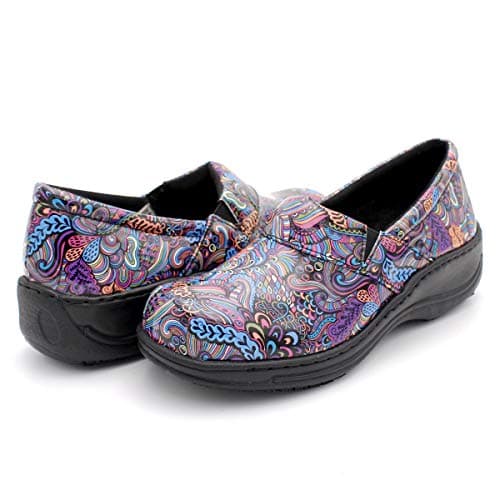 Laforst Women's Slip Resistant Work Shoes PU Upper Clog