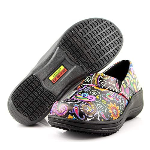 Laforst Women's Rachel Nonslip Nurse Waitress Clog + Free Socks