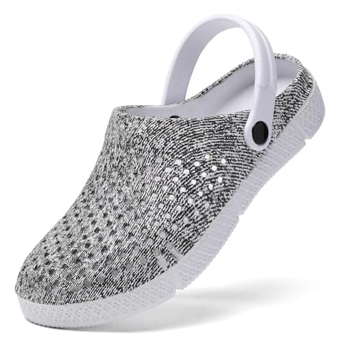 Eliogn Women's Garden Clogs Shoes Anti-Slip Beach Sandals