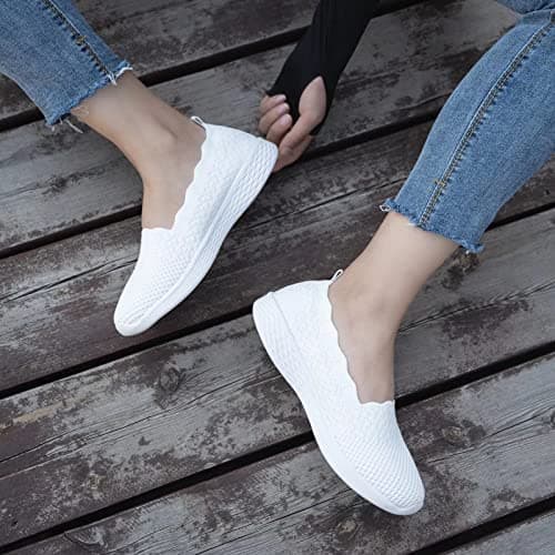 Poemlady Women's Mesh Casual Ballet Flat Shoes