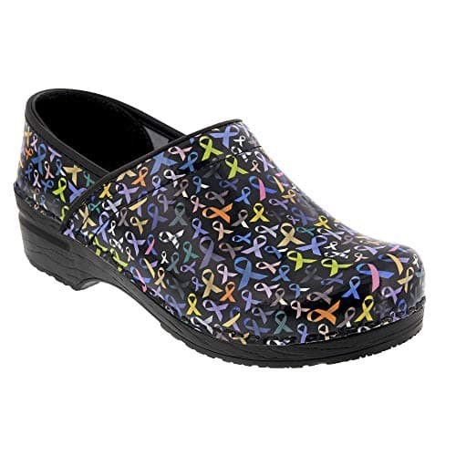 BJORK Swedish Comfort Women's Printed Leather Clogs