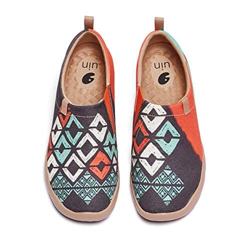 UIN Women's Art Travel Slip-On Flats Lightweight & Breathable