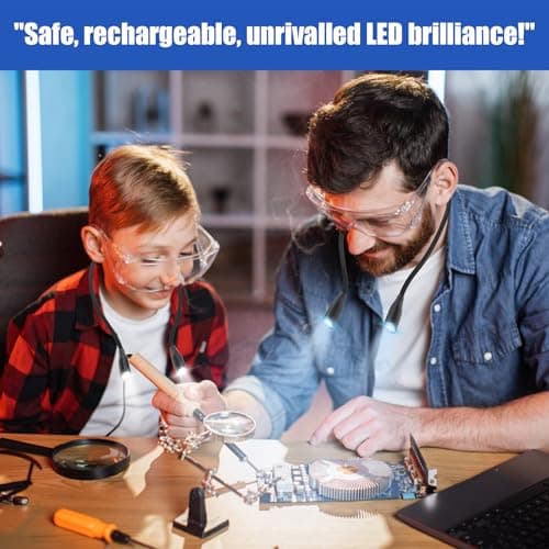 3 Pcs LED Reading Lights, 3 Colors 9 Brightness, Flexible Arm Neck Light for Bed, Knitting, Crochet, Camping