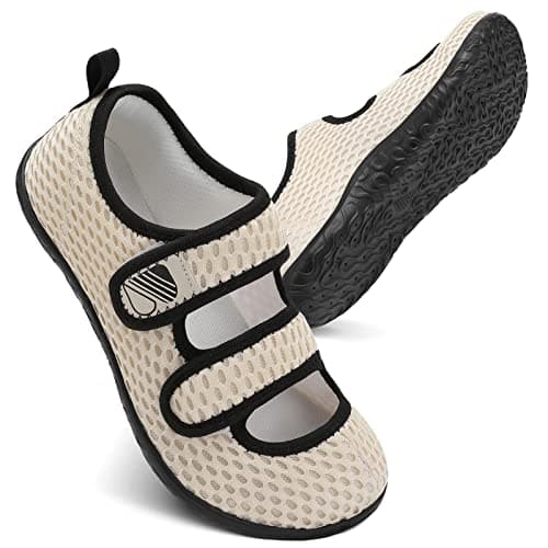 Besroad Lightweight Walking Shoes for Mens & Womens Non-Slip Diabetic Slippers