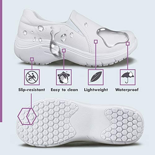 Hawkwell Women's Lightweight Slip Resistant Comfort Nursing Shoes