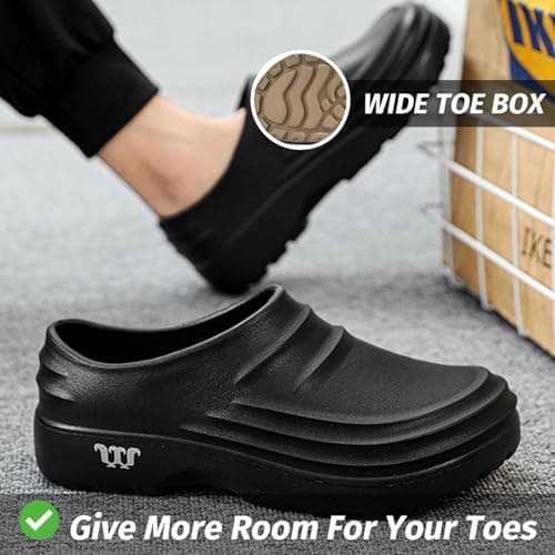 Men's Armadillo Chef Shoes - Slip Resistant, Lightweight & Waterproof