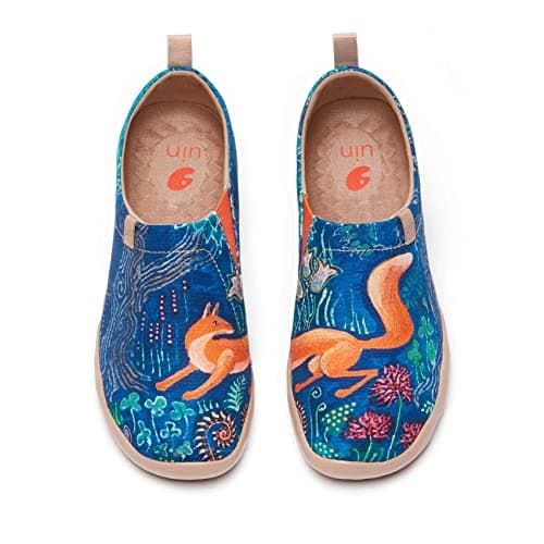 UIN Women's Art Travel Slip-On Flats Lightweight & Breathable