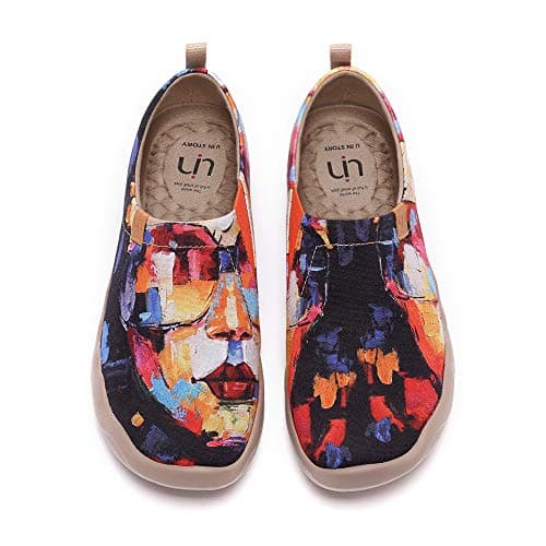 UIN Women's Floral Casual Slip-On Shoes Lightweight & Comfortable