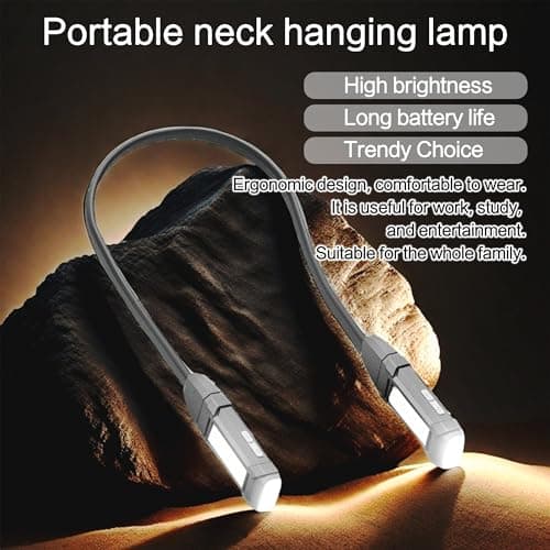 Neck Light Emergency Flashlight for Reading, Camping & Repairing