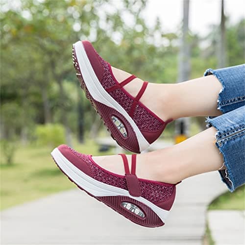 Touchmosees Women's Diabetic-Friendly Air Cushion Walker Sneaker
