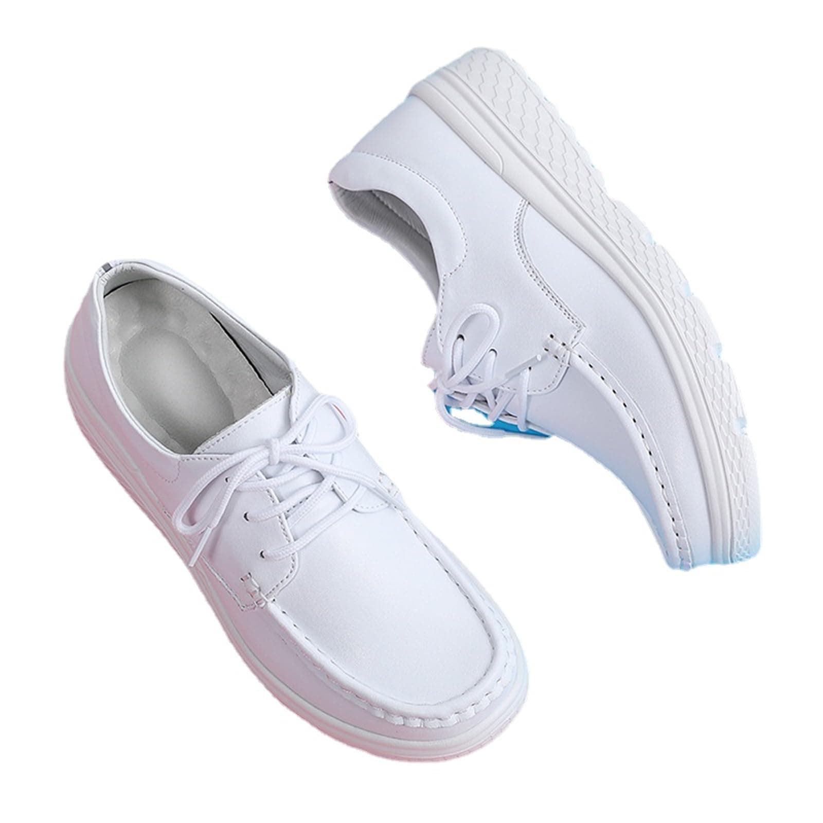 Purubylley Women's Breathable Slip-Resistant Nursing Shoes