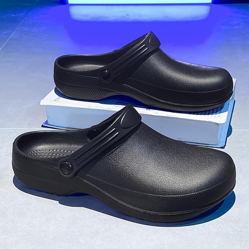 Hhhchpm Unisex EVA Clogs, Comfortable & Durable, Non-Slip, Oil-Resistant Kitchen Shoes