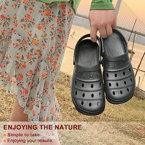 KEMISANT Women's Cushioned Slip-On Sandals
