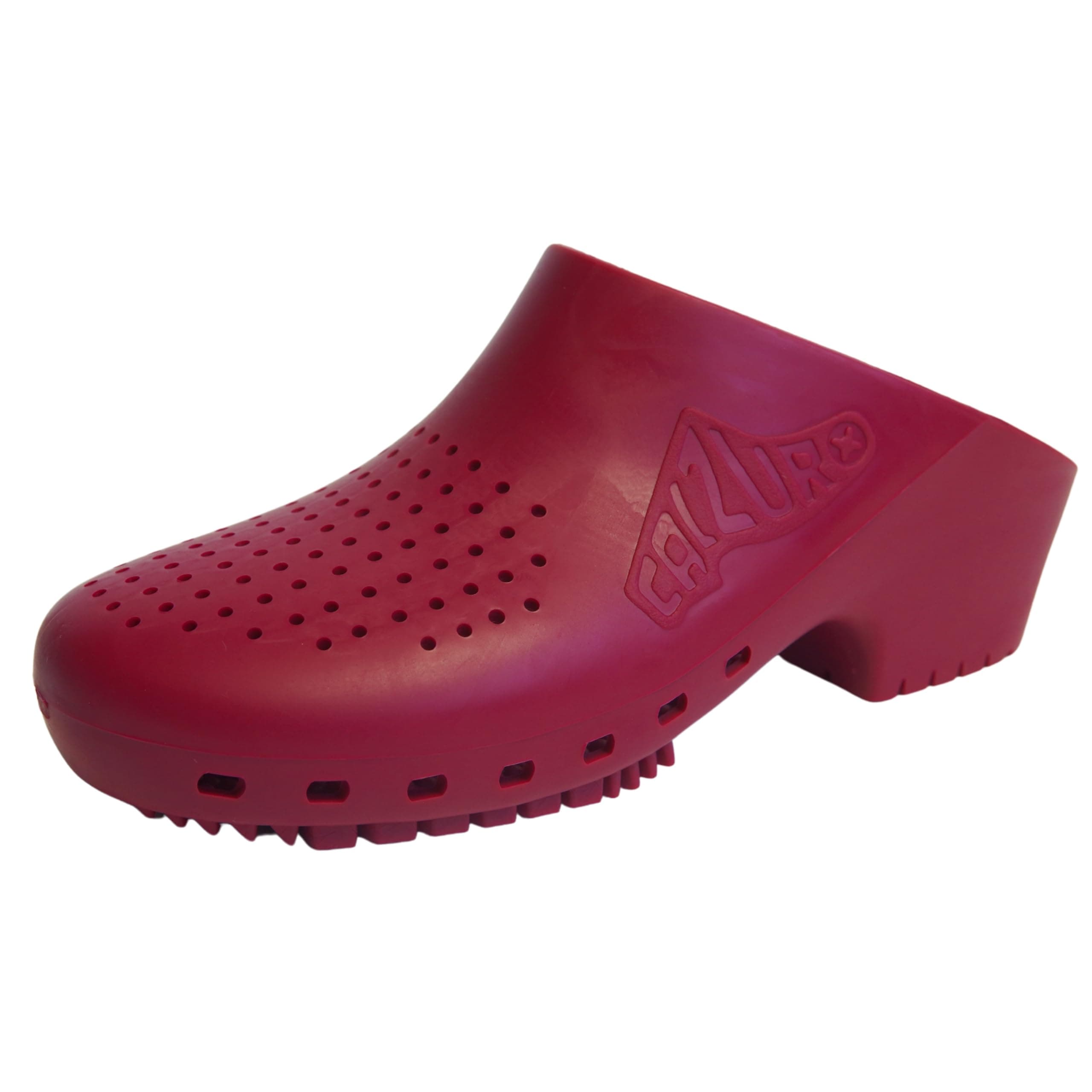 CALZURO Classic Work Clogs with Holes - Non-Slip Autoclavable Kitchen and Nursing Shoes