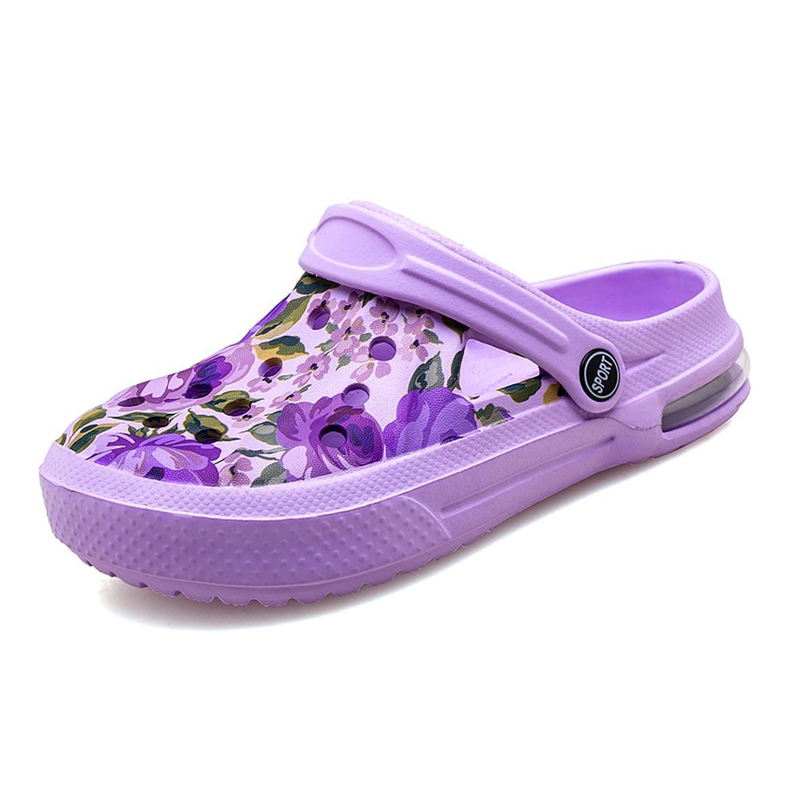 Eliogn Women's Garden Clogs Shoes Anti-Slip Beach Sandals