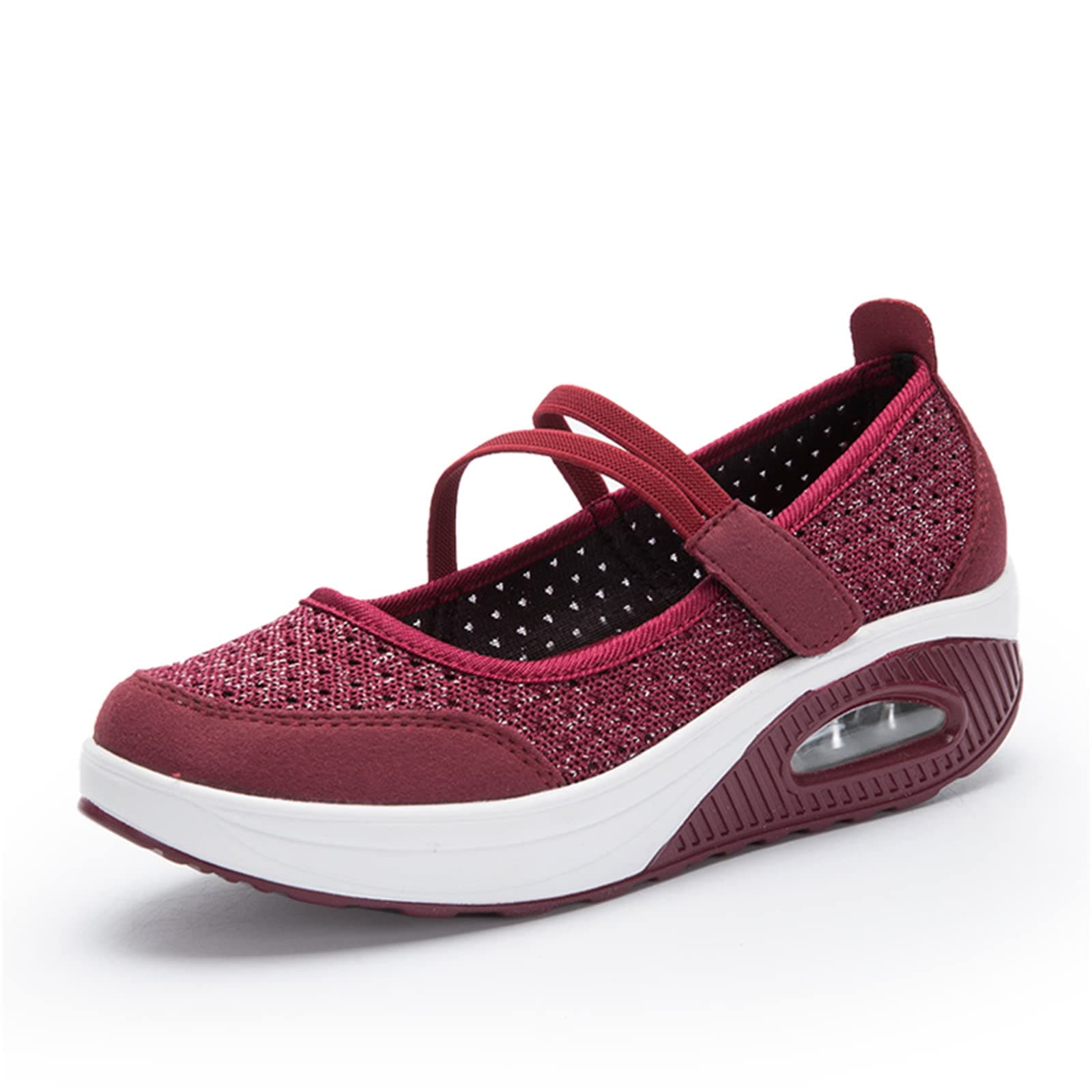 Touchmosees Women's Diabetic-Friendly Air Cushion Walker Sneaker