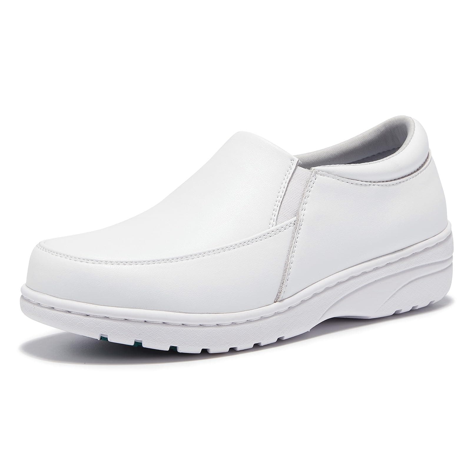 PEDASVON Women's Extra Wide Width Lightweight Slip Resistant Work Shoes