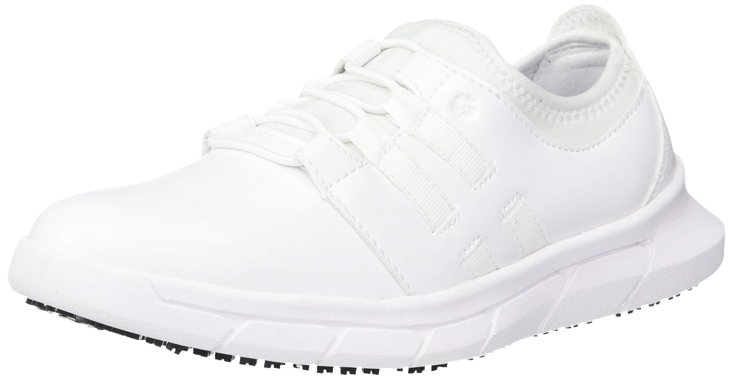 Crews LILA Karina Women's Lightweight Slip & Water Resistant Work Shoes - Black/White
