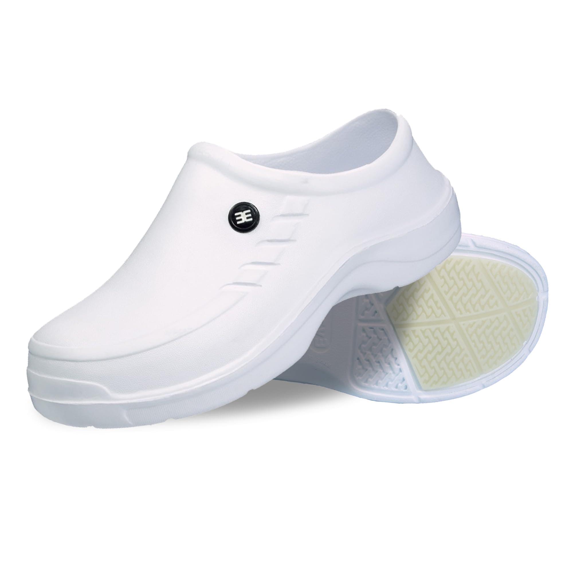 Evacol Non-Slip Men's Slip-On Work Clogs, Comfortable & Durable