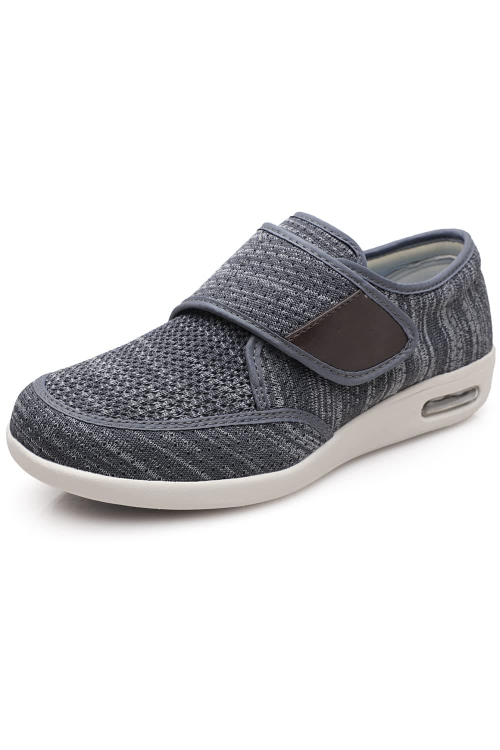 Men's Diabetes-Friendly Adjustable Sports Shoes with Anti-Slip Soles