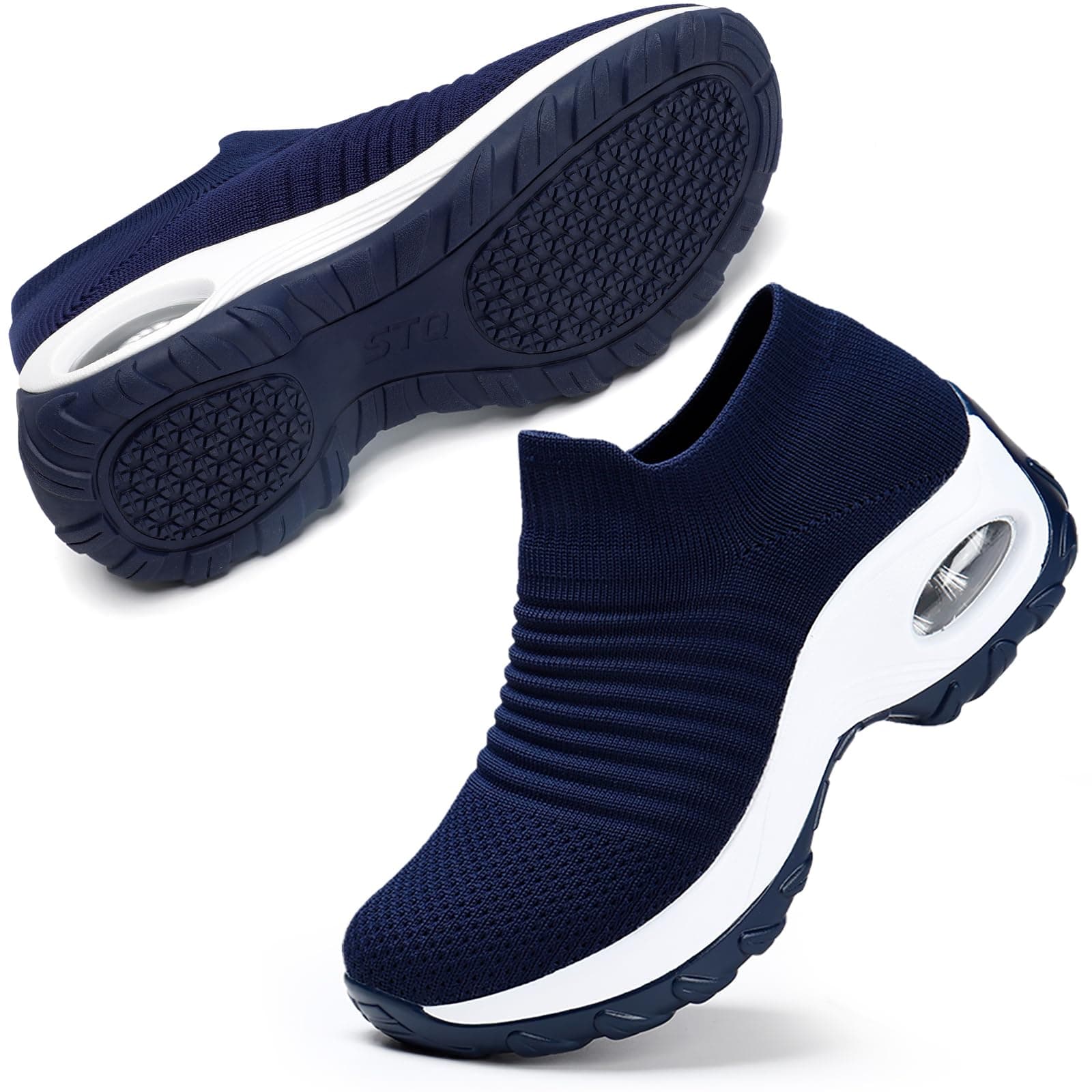 Women's Non-Slip Walking Shoes for Plantar Fasciitis Comfort and Arch Support