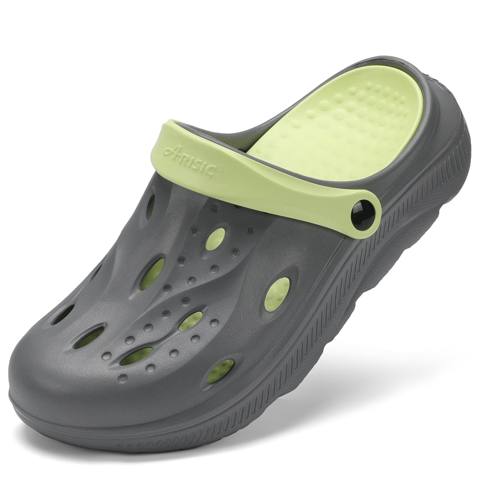 Womens Mens Arch Support Clogs with Removable Insoles Non-Slip Beach Slippers