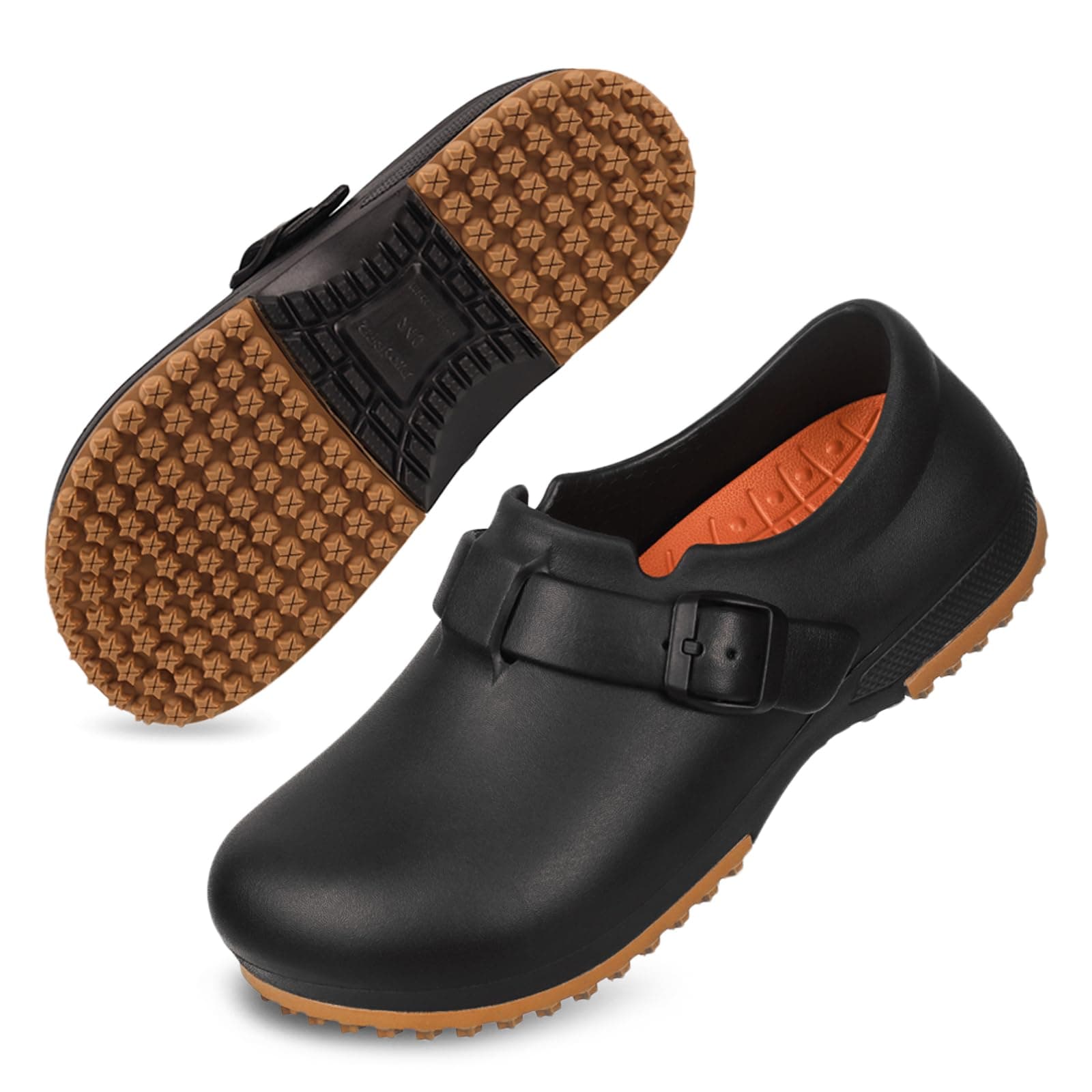 Slip Resistant Unisex Clogs with Recovery Insoles for Work, Food Service, Gardening or Nursing