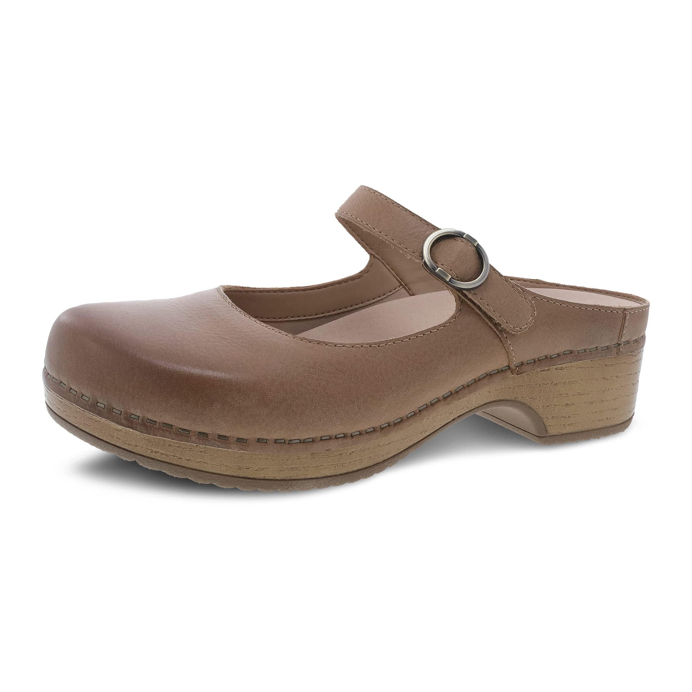Dansko Bria Women's Slip-On Mary Jane Mules – Memory Foam, Arch Support, All-Day Comfort