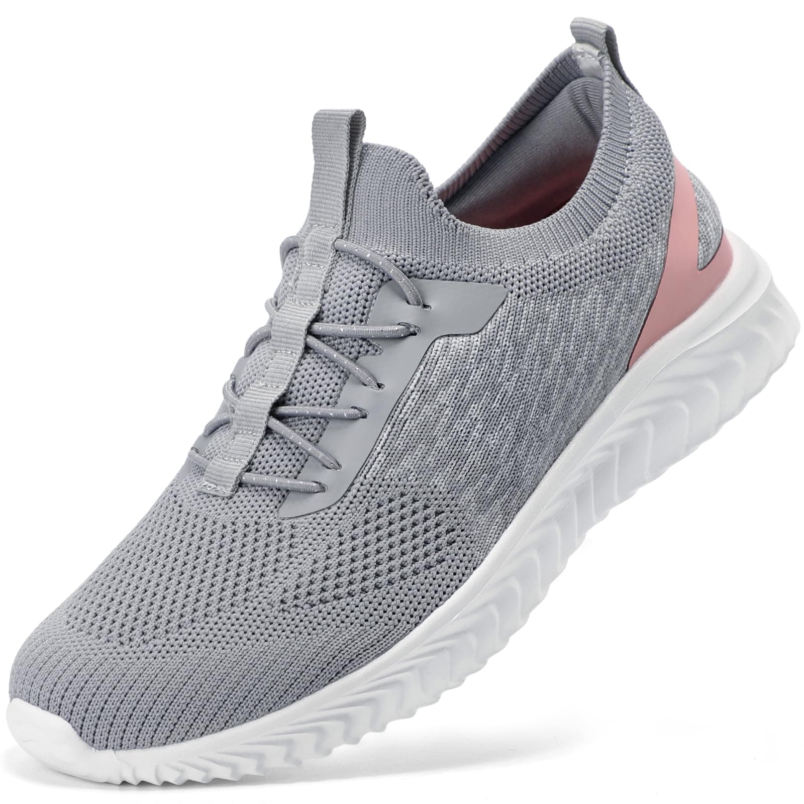 STQ Women's Memory Foam Arch Support Walking Shoes Lightweight and Comfortable