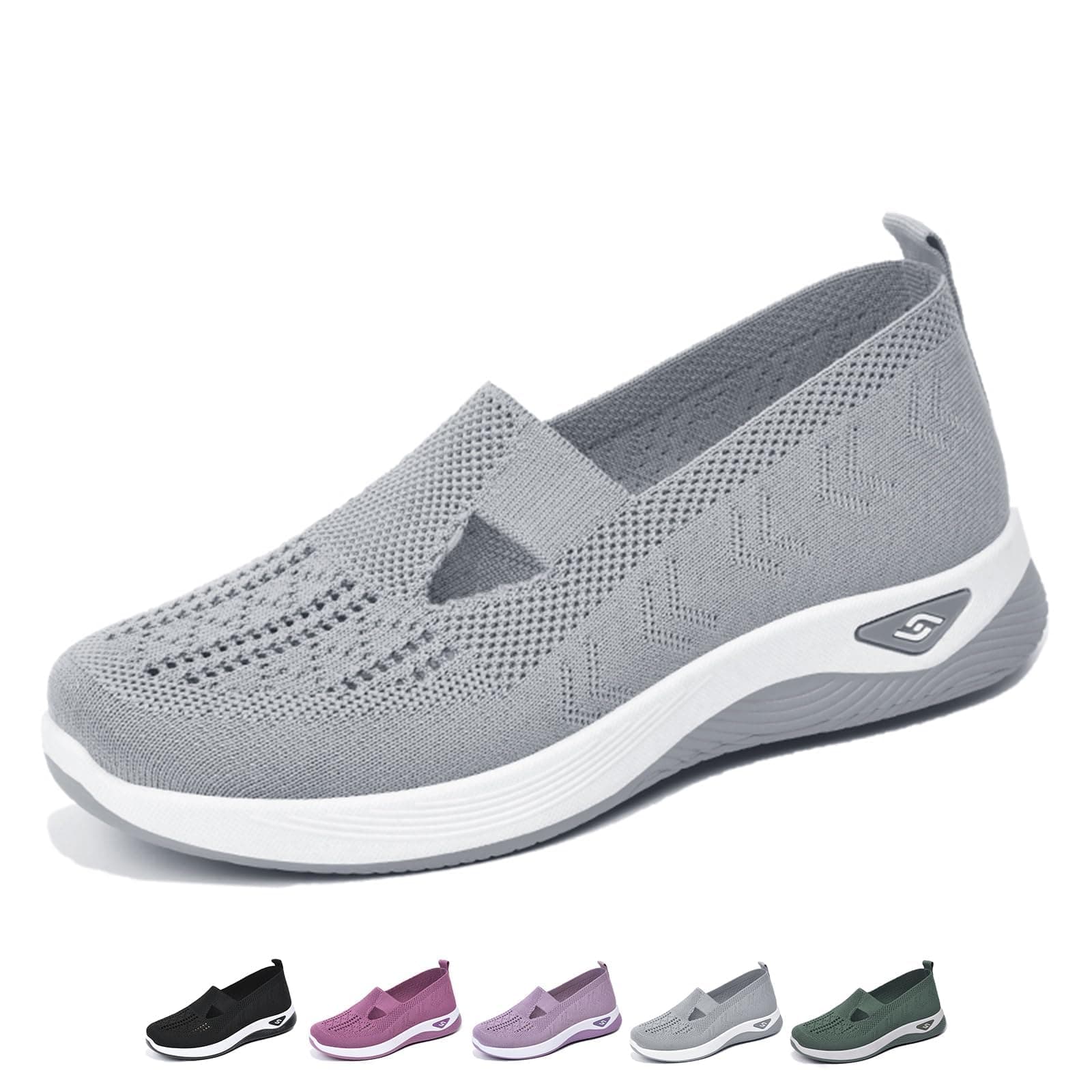 2024 Bawcud Women's Soft Sole Breathable Mesh Walking Shoes