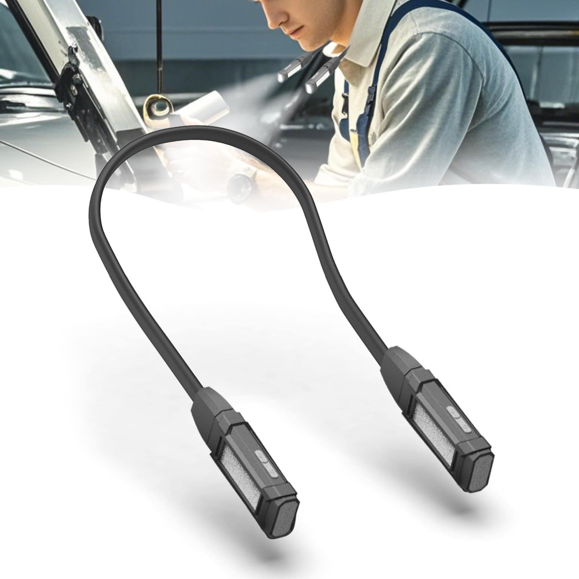 Neck Light Emergency Flashlight for Reading, Camping & Repairing