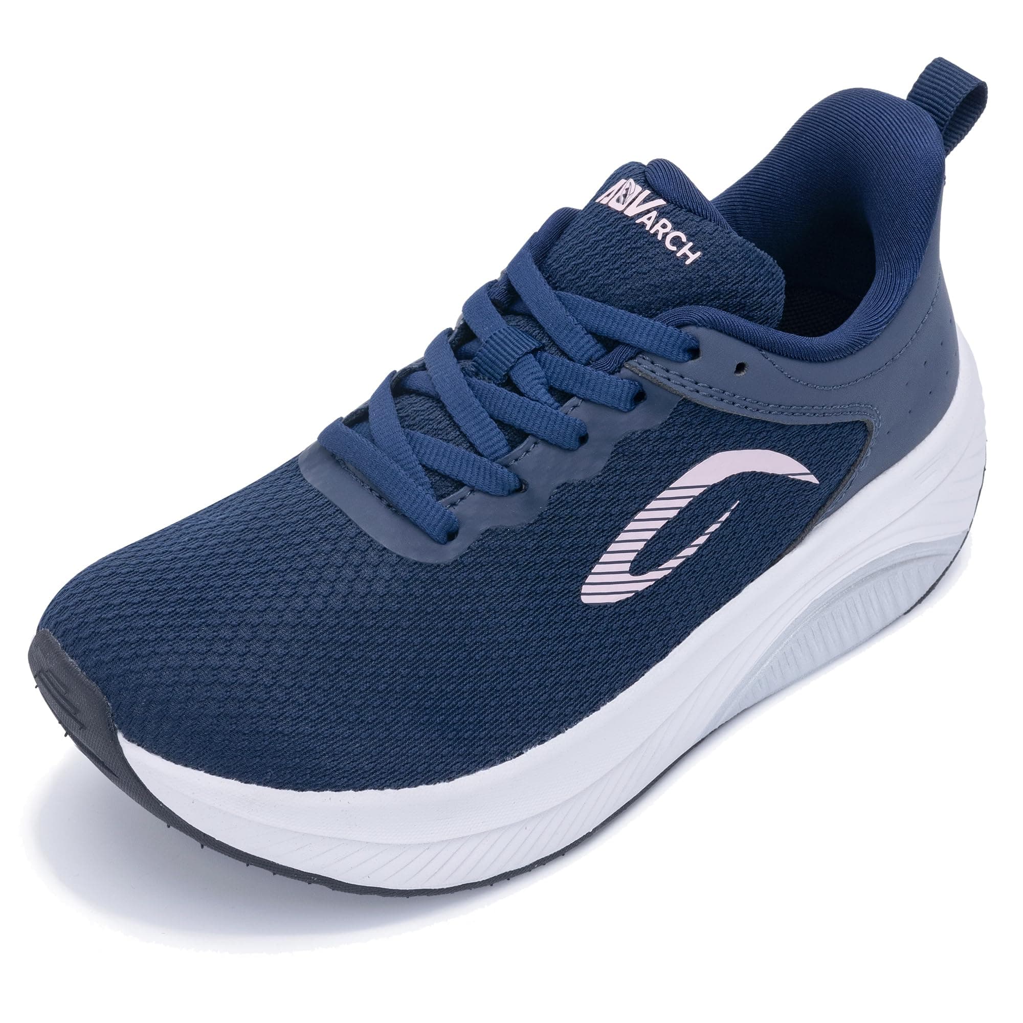 Women's Wide Toe Box Arch Support Walking Shoes for Plantar Fasciitis