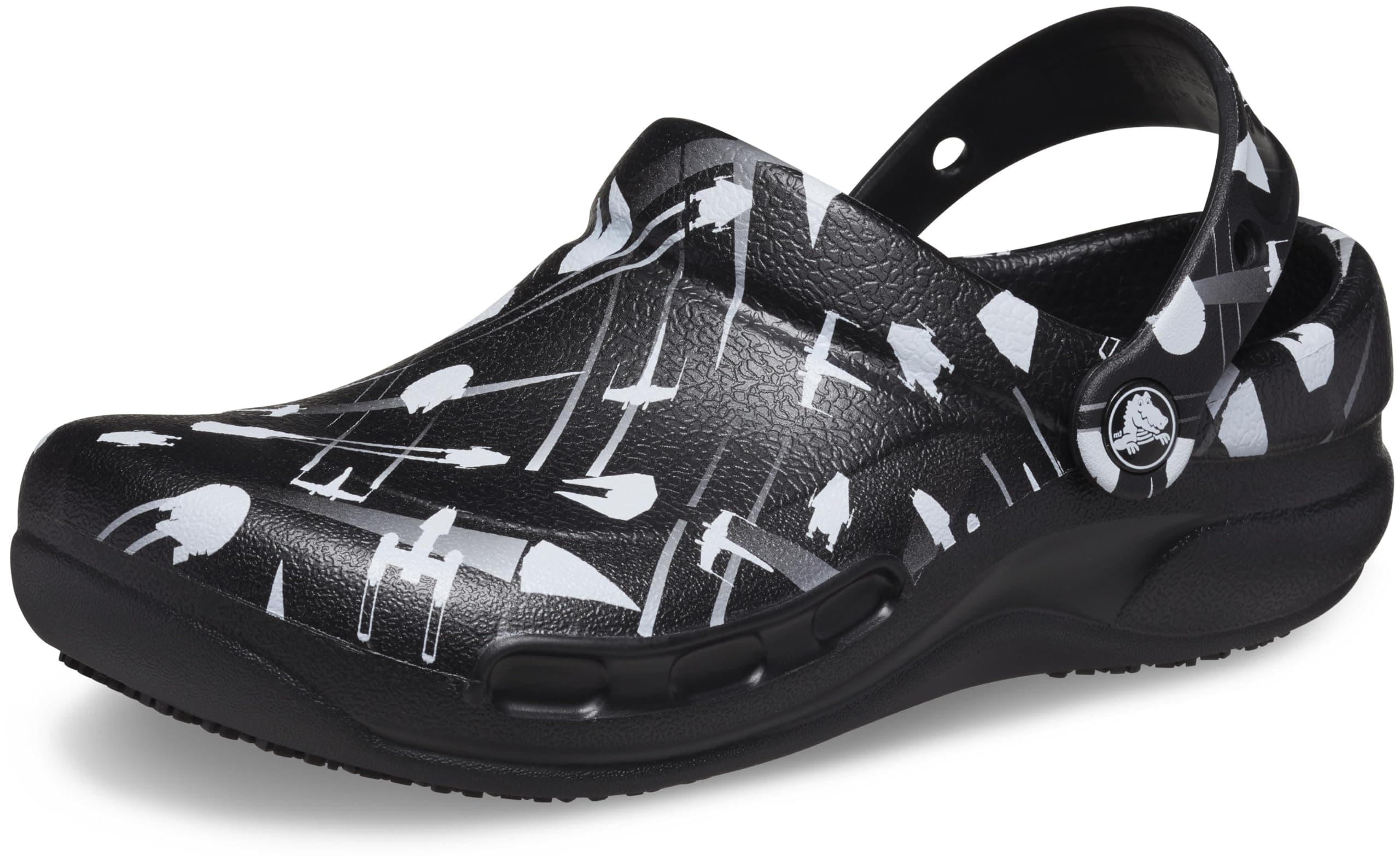 Crocs Unisex-Adult Bistro Graphic Clogs Slip-Resistant Work Shoes