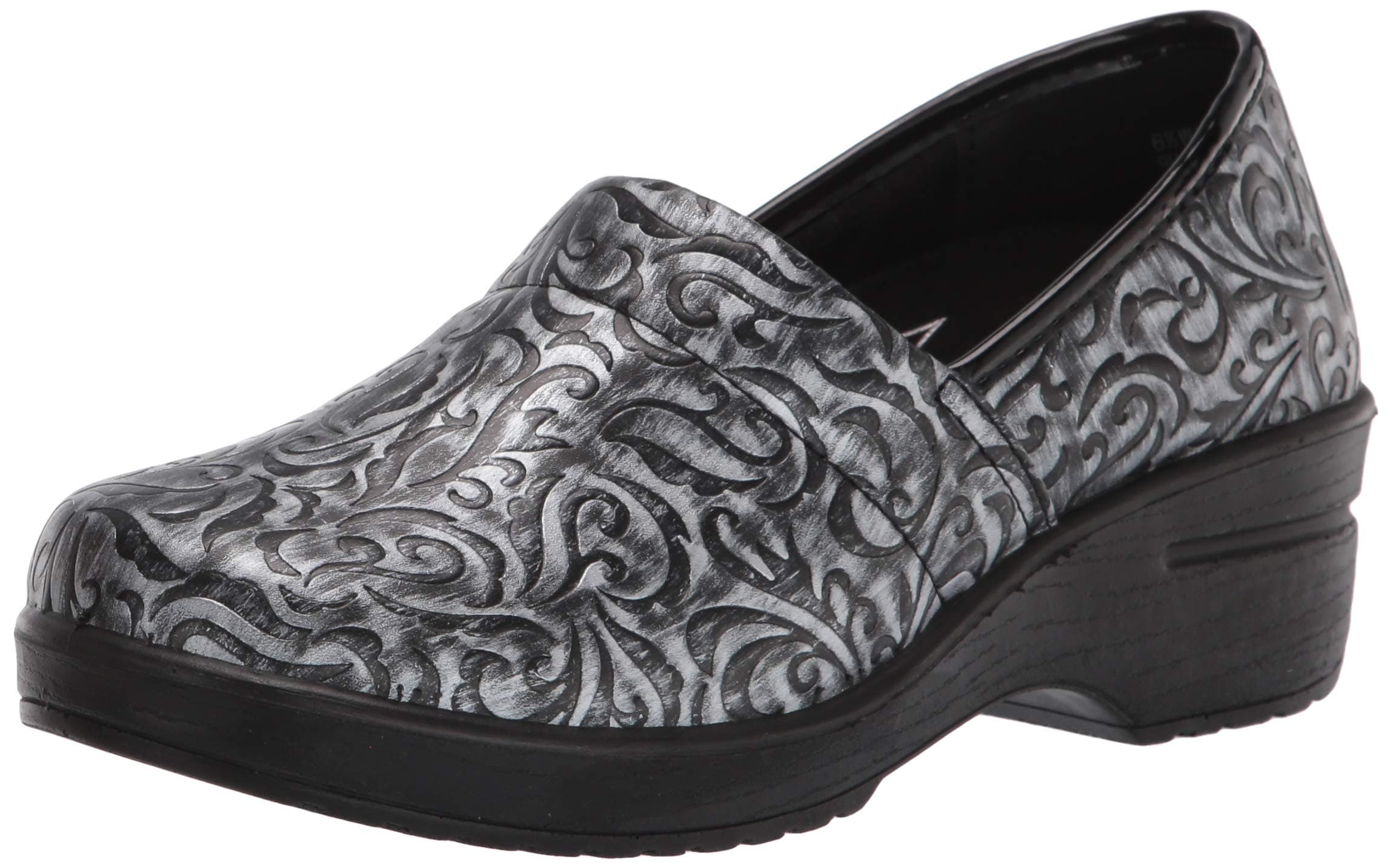 Easy Street Women's Laurie Silver Artisan Tool Boot 7 US Wide