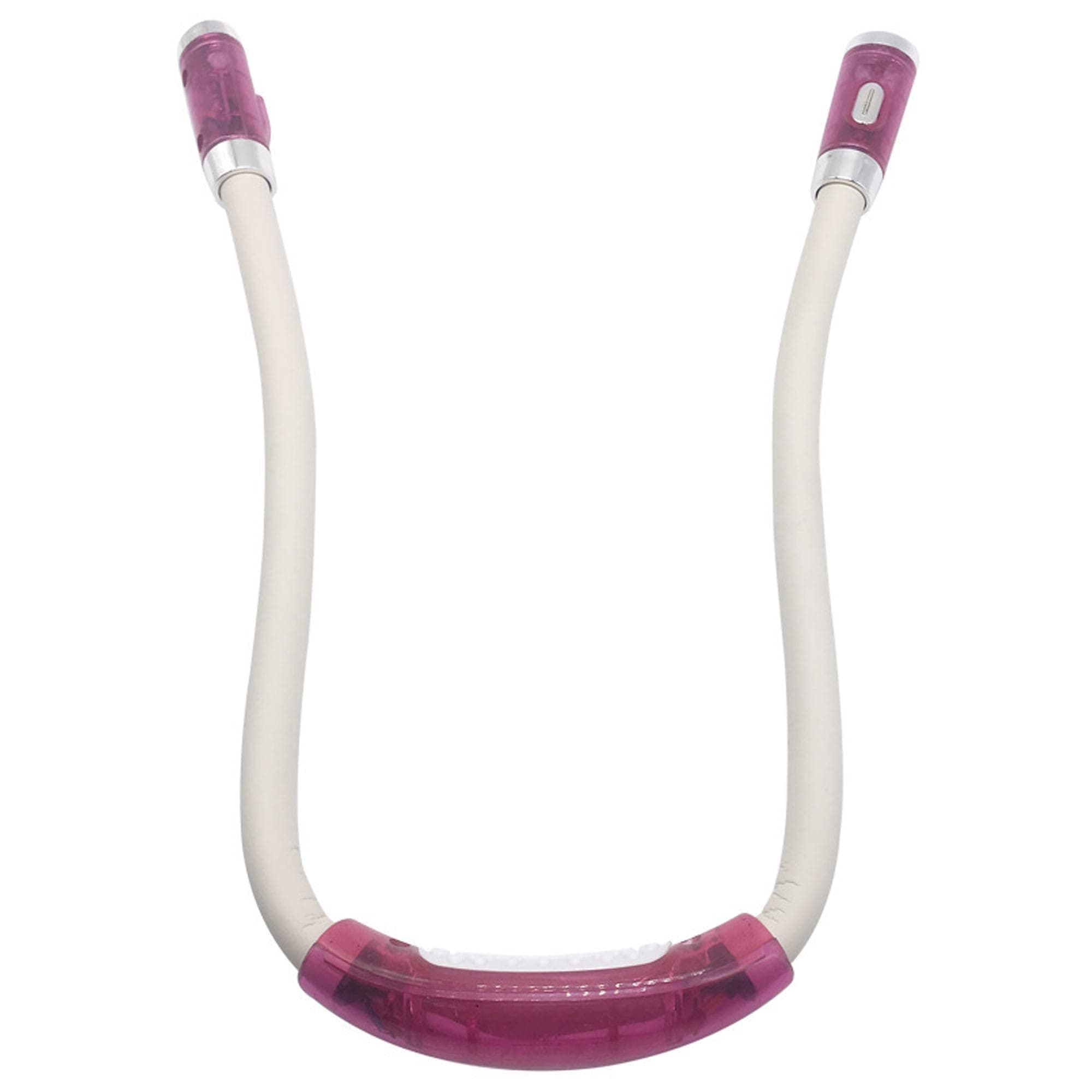 TECHMARKET LED Neck Reading Light, Adjustable Brightness, Flexible Arms, Perfect Bedtime Reading (Pink)