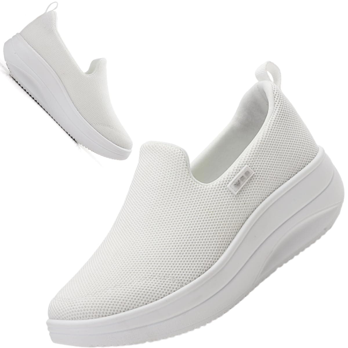 Roltte Women's Slip-On Nurse Shoes, Slip Resistant & Comfortable for Work