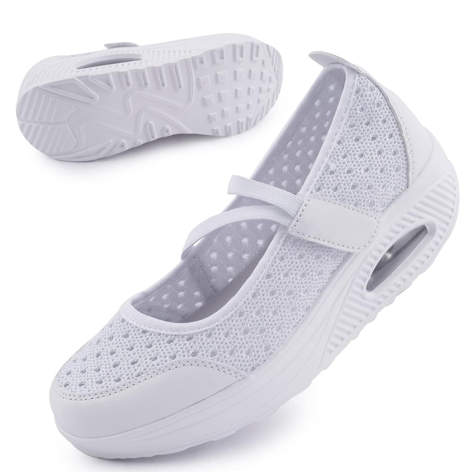 Git-Up Women's Non-Slip Comfortable Nursing Shoes for Heel Pain Arthritis Diabetes