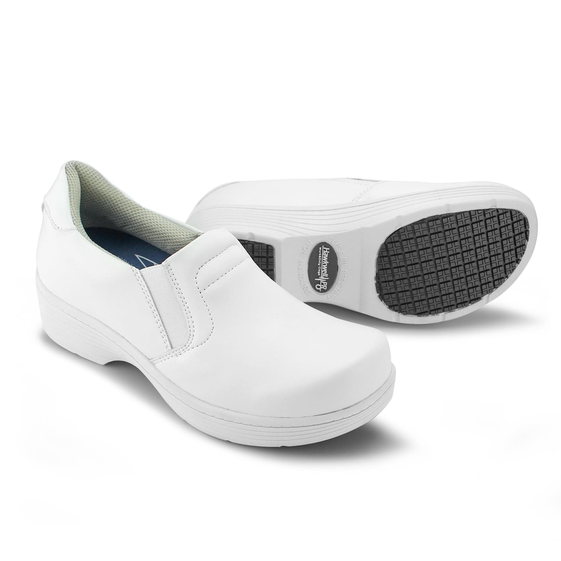 Hawkwell Pro Leather Nurse Clogs for Women